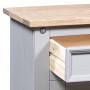Mesita de noche Corona Range pino mexicano gris 53x39x66 cm de vidaXL, Mesitas de noche - Ref: Foro24-282617, Precio: 88,08 €...