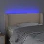 Headboard with LED synthetic leather cappuccino color 83x16x78/88 cm by , Headboards and footboards - Ref: Foro24-3123173, Pr...