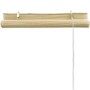 Persiana enrollable de bambú color natural 140x220 cm de vidaXL, Persianas y estores - Ref: Foro24-245819, Precio: 29,06 €, D...