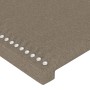 Estructura de cama con cabecero de tela gris taupe 100x200 cm de , Camas y somieres - Ref: Foro24-3124956, Precio: 119,25 €, ...