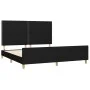 Bed frame with black fabric headboard 180x200 cm by , Beds and slatted bases - Ref: Foro24-3124994, Price: 207,59 €, Discount: %
