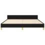 Bed frame with black fabric headboard 180x200 cm by , Beds and slatted bases - Ref: Foro24-3124994, Price: 207,59 €, Discount: %