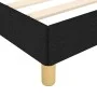 Bed frame with black fabric headboard 180x200 cm by , Beds and slatted bases - Ref: Foro24-3124994, Price: 207,59 €, Discount: %