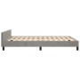 Estructura de cama con cabecero terciopelo gris claro 140x190cm de , Camas y somieres - Ref: Foro24-3125696, Precio: 200,81 €...