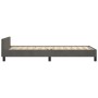 Estructura de cama con cabecero terciopelo gris oscuro 80x200cm de , Camas y somieres - Ref: Foro24-3125661, Precio: 139,02 €...