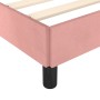 Estructura de cama con cabecero de terciopelo rosa 120x200 cm de , Camas y somieres - Ref: Foro24-3125689, Precio: 166,90 €, ...