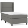Cama box spring con colchón tela gris oscuro 90x190 cm de , Camas y somieres - Ref: Foro24-3127846, Precio: 333,58 €, Descuen...