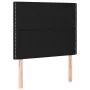 Box spring bed with black fabric mattress 90x190 cm by , Beds and slatted bases - Ref: Foro24-3128407, Price: 292,36 €, Disco...