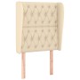 Cama box spring con colchón tela color crema 80x200 cm de , Camas y somieres - Ref: Foro24-3128722, Precio: 362,99 €, Descuen...