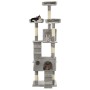 Rascador para gatos con poste rascador de sisal 170 cm gris de vidaXL, Mobiliario para gatos - Ref: Foro24-170612, Precio: 11...
