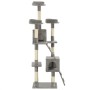 Rascador para gatos con poste rascador de sisal 170 cm gris de vidaXL, Mobiliario para gatos - Ref: Foro24-170612, Precio: 11...