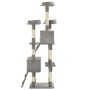Rascador para gatos con poste rascador de sisal 170 cm gris de vidaXL, Mobiliario para gatos - Ref: Foro24-170612, Precio: 11...