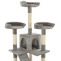 Rascador para gatos con poste rascador de sisal 170 cm gris de vidaXL, Mobiliario para gatos - Ref: Foro24-170612, Precio: 11...