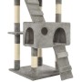 Rascador para gatos con poste rascador de sisal 170 cm gris de vidaXL, Mobiliario para gatos - Ref: Foro24-170612, Precio: 11...
