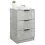 Mesita de noche color gris hormigón 40x36x65 cm de vidaXL, Mesitas de noche - Ref: Foro24-811276, Precio: 56,23 €, Descuento: %