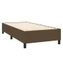 Box spring bed with dark brown fabric mattress 90x190 cm by , Beds and slatted bases - Ref: Foro24-3131316, Price: 317,70 €, ...