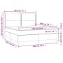 Cama box spring con colchón cuero sintético capuchino 180x200cm de , Camas y somieres - Ref: Foro24-3132458, Precio: 636,17 €...