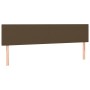 Cama box spring con colchón LED tela marrón oscuro 200x200 cm de , Camas y somieres - Ref: Foro24-3133584, Precio: 604,04 €, ...