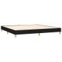 Cama box spring con colchón LED tela negro 200x200 cm de , Camas y somieres - Ref: Foro24-3133663, Precio: 578,50 €, Descuent...