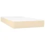 Box spring bed with mattress and LED cream fabric 80x200 cm by , Beds and slatted bases - Ref: Foro24-3133834, Price: 301,18 ...