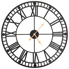 Reloj de pared vintage movimiento cuarzo metal 60 cm XXL de vidaXL, Relojes de pared - Ref: Foro24-50645, Precio: 58,13 €, De...