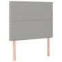 Cama box spring colchón y luces LED tela gris claro 90x190 cm de , Camas y somieres - Ref: Foro24-3134757, Precio: 306,92 €, ...