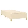 Box spring bed mattress and LED lights cream fabric 80x200 cm by , Beds and slatted bases - Ref: Foro24-3135474, Price: 336,4...