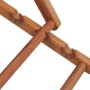 Silla de playa plegable de tela y estructura de madera gris de vidaXL, Sillas de jardín - Ref: Foro24-43997, Precio: 64,29 €,...