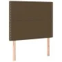 Cama box spring con colchón tela marrón oscuro 90x190 cm de , Camas y somieres - Ref: Foro24-3136480, Precio: 343,85 €, Descu...