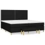 Box spring bed with black fabric mattress 200x200 cm by , Beds and slatted bases - Ref: Foro24-3137103, Price: 717,07 €, Disc...