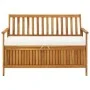 Banco de almacenaje de jardín madera maciza acacia 120x63x84 cm de vidaXL, Bancos de jardín - Ref: Foro24-44126, Precio: 201,...