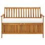 Banco de almacenaje de jardín madera maciza acacia 120x63x84 cm de vidaXL, Bancos de jardín - Ref: Foro24-44126, Precio: 204,...