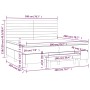 Cama box spring con colchón tela marrón oscuro 200x200 cm de , Camas y somieres - Ref: Foro24-3137264, Precio: 742,44 €, Desc...
