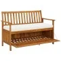 Banco de almacenaje de jardín madera maciza acacia 120x63x84 cm de vidaXL, Bancos de jardín - Ref: Foro24-44126, Precio: 201,...