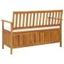 Banco de almacenaje de jardín madera maciza acacia 120x63x84 cm de vidaXL, Bancos de jardín - Ref: Foro24-44126, Precio: 201,...