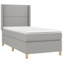 Cama box spring colchón y luces LED tela gris claro 90x190 cm de , Camas y somieres - Ref: Foro24-3138757, Precio: 309,70 €, ...