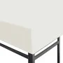 Toldo de cenador 310 g/m² 3x3 m blanco crema de vidaXL, Cubiertas para carpas y cenadores - Ref: Foro24-44777, Precio: 68,37 ...
