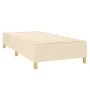 Box spring bed mattress and LED lights cream fabric 80x200 cm by , Beds and slatted bases - Ref: Foro24-3138994, Price: 341,1...
