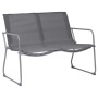 Juego de muebles de jardín 4 piezas tela y acero gris de vidaXL, Conjuntos de jardín - Ref: Foro24-44351, Precio: 179,91 €, D...