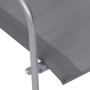 Juego de muebles de jardín 4 piezas tela y acero gris de vidaXL, Conjuntos de jardín - Ref: Foro24-44351, Precio: 179,91 €, D...