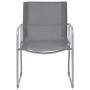 Juego de muebles de jardín 4 piezas tela y acero gris de vidaXL, Conjuntos de jardín - Ref: Foro24-44351, Precio: 179,91 €, D...