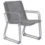 Juego de muebles de jardín 4 piezas tela y acero gris de vidaXL, Conjuntos de jardín - Ref: Foro24-44351, Precio: 179,91 €, D...