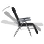 Sillas plegables de jardín con cojines 2 unidades negro de vidaXL, Sillas de jardín - Ref: Foro24-44319, Precio: 167,25 €, De...