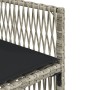 Set comedor de jardín 5 pzas cojines ratán sintético gris claro en Conjuntos de jardín | Comprar online en Foru.es
