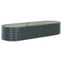 Arriate de acero galvanizado gris 240x80x44 cm de vidaXL, Maceteros y jardineras - Ref: Foro24-45528, Precio: 149,28 €, Descu...
