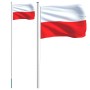 Mástil y bandera de Polonia aluminio 6,23 m de , Banderas y mangas de viento - Ref: Foro24-3147103, Precio: 73,59 €, Descuent...