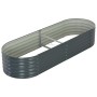 Arriate de acero galvanizado gris 240x80x44 cm de vidaXL, Maceteros y jardineras - Ref: Foro24-45528, Precio: 149,28 €, Descu...