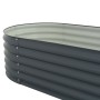 Arriate de acero galvanizado gris 240x80x44 cm de vidaXL, Maceteros y jardineras - Ref: Foro24-45528, Precio: 149,28 €, Descu...