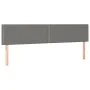 Box spring bed with mattress and LED dark gray fabric 180x200 cm by , Beds and slatted bases - Ref: Foro24-3133654, Price: 54...