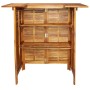 Mesa alta de bar de madera de acacia maciza 110x50x105 cm de , Mesas de jardín - Ref: Foro24-44007, Precio: 205,83 €, Descuen...